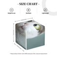 thumbnail image 3 of Goofa Funny Cat Tissue Box Cover PVC Leather Tissue Holder Square Facial Tissue Case Facial Paper Organizer Dispenser for Bathroom, Vanity Countertop, 3 of 8