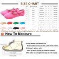 thumbnail image 3 of Toddler Ballet Shoes, Solid Color Girls Dance Slippers with Cross Instep Straps and Soft Sole, Breathable Flexible Practice Dance Shoes, 3 of 3