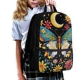 thumbnail image 3 of Uorisanigo Butterfly Moon School Backpack Kids Children 17 inch Lightweight School Bag Casual Daypack Large Capacity Travel Rucksack for Schools, Camps and Sports, 3 of 6