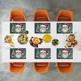 thumbnail image 5 of Christmas-themed Placemat for Table Home Deco, 6PCS 17.7" X 13" Santa Claus Washable Front Door Mats Christmas Character Cute Cartoon Doormat Outdoor Entrance, 5 of 6