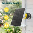 thumbnail image 2 of Cargador de panel solar NETVUE tipo C de 3 W IP65 a prueba de agua, 2 of 5