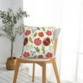 thumbnail image 5 of Yiaed Tomatoes Print Pillow Covers Super Soft Decorative Square Throw Pillow Covers Case Cushion Covers for Sofa Couch Bedroom Car Decor（No pillow core）-18"x18", 5 of 7