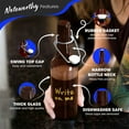 thumbnail image 5 of Nevlers 16 oz Amber Swing Top Glass Beer Bottles (Pack of 12) | Includes Funnel, Brush, Shrink Wrap, Paper Tags and Marker, 5 of 9