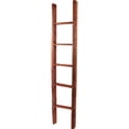 thumbnail image 4 of Ekena Millwork 15"W x 72"H x 3 1/2"D Vintage Farmhouse 5 Rung Ladder, Barnwood Decor Collection, Salvaged Red, 4 of 13