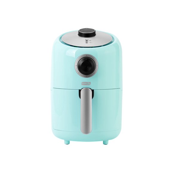 Dash Compact Air Fryer 1.2 L Electric Air Fryer Oven Cooker with Temperature Control, Non Stick Fry Basket, Recipe Guide + Auto Shut off Feature - Aqua