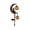 #A2, variant on Solar Halloween Cat & Pumpkin Garden Light, Waterproof LED Moon Stake Decor, Outdoor Yard Light for Patio Lawn Pathway