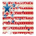 thumbnail image 3 of Ambesonne American Flag Shower Curtain, Star and Stripes, 69"Wx84"L, Vermilion Blue, 3 of 5