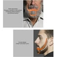 thumbnail image 4 of Tyenaza Forme-Barbe, Outil de Coiffure Polyvalent Portable pour Hommes (Orange), 4 of 8
