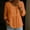 Orange, variant on Women's Ruff Neck Tops Button Down Long Sleeve Shirts Dressy Elegant Loose Fit Casual office Blouse Yellow