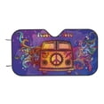 thumbnail image 7 of Balery Peace And Love Print Car Windshield Sun Shade,Windshield Sunshade for Car Pickup Truck SUV Accessories-Medium, 7 of 7