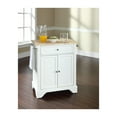 thumbnail image 2 of Homestock Victorian Vintage Durable Table Top Portable Kitchen Island, Spacious Countertop, Portable Design, Modern Kitchen Furniture, Convenient Drawer Storage Kitchen Island-Color:White,Size:Natural, 2 of 5