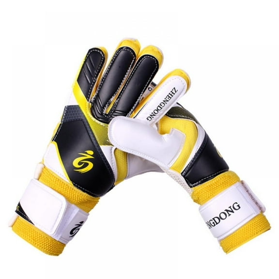Soccer Goalkeeper Gloves for Kids Boys Children Youth Football Goalie Gloves with Fingersave and Double Wrist Grips