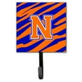 thumbnail image 4 of Letter M Initial Tiger Stripe - Blue Orange  Leash or Key Holder, 4 of 7