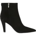 thumbnail image 6 of Nine West Cale9x9 Black2 Suede Kitten Heel Pointy Toe Leather Fashion Ankle Boot (Black Suede, 9.5), 6 of 6