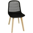 thumbnail image 7 of Mid Century Modern PP dining chair with Wooden Legs , kitchen & Dining Room Chairs Assemble Easily, kitchen chairs for Kitchen Dining Room & Living Room., 7 of 7