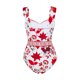 thumbnail image 4 of Traje de baño de una pieza para mujer, conjuntos de bikini para mujer, bikini de dos piezas con estampado floral, traje de baño deportivo ajustado de dos piezas para mujer., 4 of 9