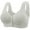 Gray, variant on Lopecy-Sta Daisy Bras for Older Women Floral Plus Size Bra Wireless Front Closure Bras for Senior Daisy Comfort Tshirt Bra