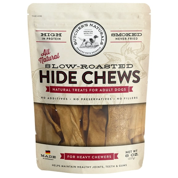 Butcher's Naturals Beef Flavor Natural Chews for Dogs, 8 oz Bag