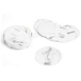 thumbnail image 2 of Posavasos de cuero, Juego de 6 posavasos de vidrio, posavasos de mármol para bebidas, bar, tazas, café, cerveza Adepaton LKX-1594, 2 of 8