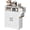 White, variant on Coffee Bar Cabinet, Kitchen Island with Storage, Farmhouse Sideboard Buffet Cabinet with Dual-Purpose Floating Shelf and Hooks, for Kitchen, Restaurant, Living Room, White KF22WT