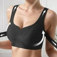 thumbnail image 5 of Lixiuxyad Womens Bras No Underwire Padded Women's Comfortable And Transparent Shoulder Strap Cordless Backless Spongeless With Convertible Shoulder Straps, 5 of 6