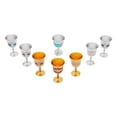 thumbnail image 3 of 8PCS Wine Goblet, Zinc Alloy Goblet, European Retro Goblet Set of 8 for Weddings, Dinner Parties,Everyday Fun Parties and More, 3 of 14
