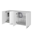 thumbnail image 6 of Miekor Furniture Kitchen Cabinet Durham, Four Doors, White Finish 122919, 6 of 7