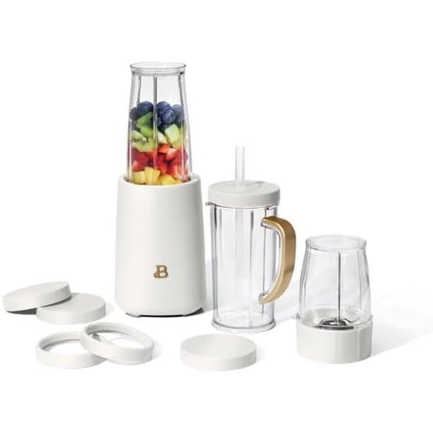 Juego de 12 piezas de Blender IT'S BRAZILIAN Personal 285 W, color blanco