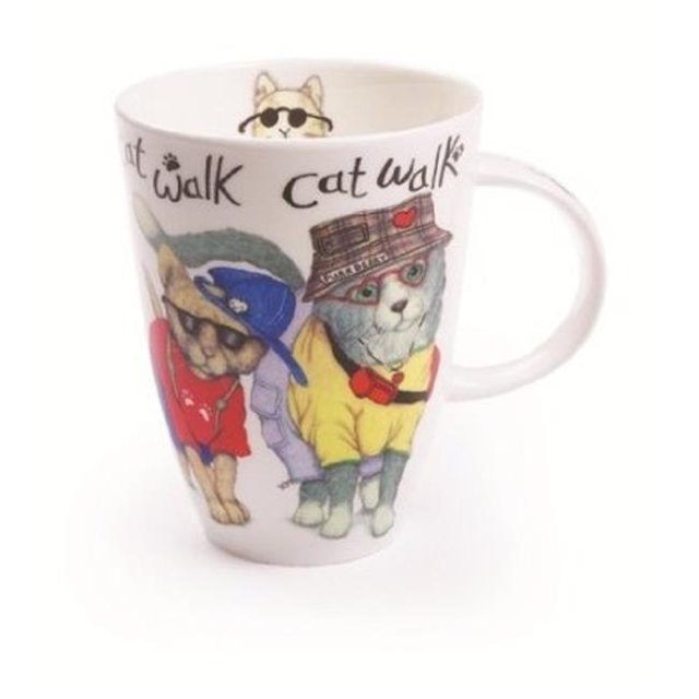 Roy Kirkham ER2327 Tasses Mode Animal Chat 90 mm - Ensemble de 6