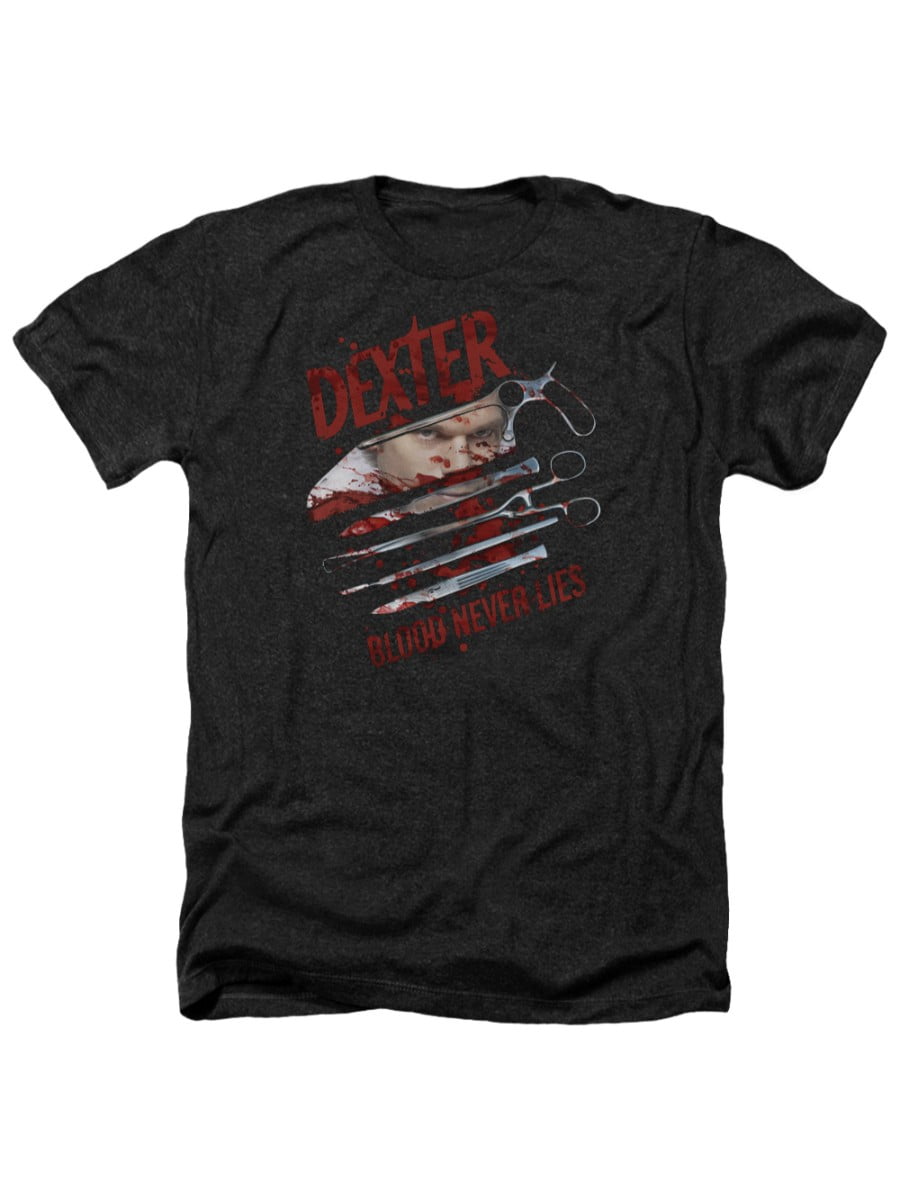 Dexter Blood Never Lies Adult Tank Top T-shirt
