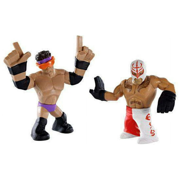WWE Wrestling Rumblers Series 2 Zack Ryder & Rey Mysterio Mini