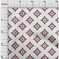 thumbnail image 2 of oneOone Cotton Cambric Brown Fabric Block Craft Projects Decor Fabric Printed By The Yard 42 Inch Wide, 2 of 5