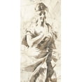 thumbnail image 2 of Saunders, Alonzo 9x14 White Modern Wood Framed Museum Art Print Titled - Classical Study V, 2 of 4