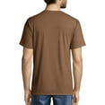 thumbnail image 5 of Hanes Men's and Big Men's Workwear Short Sleeve Pocket Tee (2-pack), Up To Size 4XL, 5 of 5