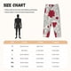 thumbnail image 3 of Balery Leaves And Anemone Pantalones de pijama para mujer, pijamas ultraligeros, pantalones de estar por casa-Medium, 3 of 6