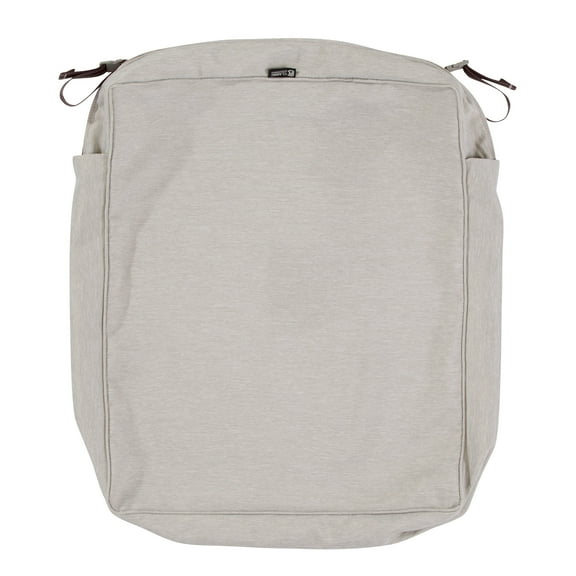 Classic Accessories 25"x27"x5" Grey Patio Cushion Slipcover, Montlake