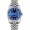 Blue, variant on Men's Classic Design Analog Quartz Watches Fashion Business Watch Stainless Steel Waterproof Date Casual Wrist Watch for Men
