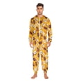 thumbnail image 6 of joogoo Brown Coffee Beans Unisex Adults Onesies Pajamas Jumpsuits L, 6 of 7