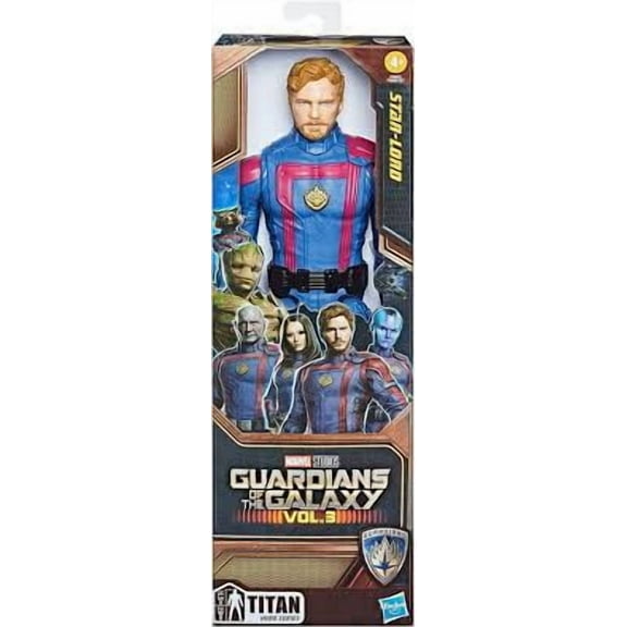 Marvel Guardians of The Galaxy Vol.3 Titan Hero Series Star-Lord Action Figure, 11-Inch Action Figure, Super Hero Toys for Kids, Ages 4 and Up