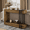Rustic Brown, variant on Virans Entryway Table,2-Tier Narrow Console Table Behind Couch with Storage,42.5" Wooden Hallway Table for Living Room,Entrance,Foyer,Black