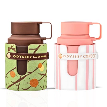 Odyssey Dubai Chocolat Gourmand Edition & Odyssey Candee Special Edition Eau De Parfum Sprays 100ML (3.4 OZ) by Armaf | A Sweet & Playful Bundle of Gourmand Indulgence & Fruity Charm (Bund