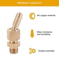 thumbnail image 4 of 10Pcs 1/8 Inch DN6 Brass Gushing Water Fountain Nozzles Universal Water Curtain Nozzle Landscape Garden F, 4 of 6