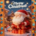 thumbnail image 2 of TIELUTT Santa Educational Puzzle for Kids Interactive Learning Game with Challenging for Childrens Development And Holiday Activity Phonograph 320 Guitarists Fireflies, 2 of 7
