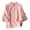 Red, variant on Womens Bohemian Embroidered Top Cotton Linen Loose Fit Stand Collar Bell Sleeve Blouse Frog Button 3/4 Length Shirt Summer Vacation Resort Wear 2026, Blue,M