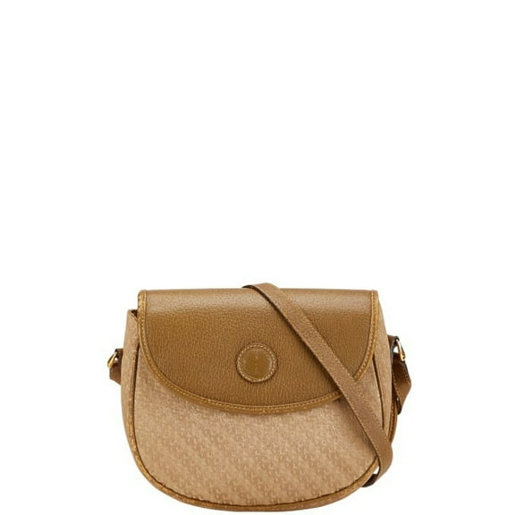 Pre-Owned Gucci Old Shoulder Bag 007.754.0074 Khaki Brown Canvas Leather Women's GUCCI (Good)