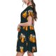 thumbnail image 2 of Balery Beer Vestidos sueltos de manga corta para mujer, vestidos de verano 2025, vestidos casuales de corte A con vuelo., 2 of 6