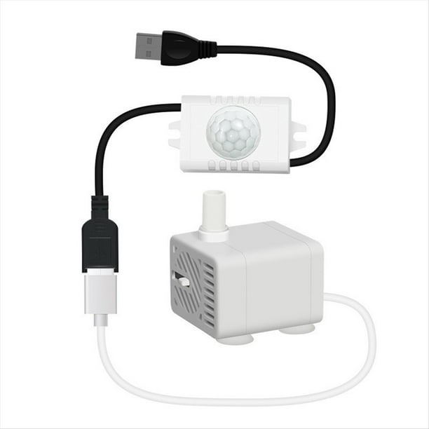 Dispensador de Agua Inteligente para Gatos con USB, Filtro de Flujo, Inducción, Circulación Automática, Bomba Sumergible.