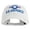 White, variant on U.S. Air Force Roundel Embroidered Washed Solid Pigment Dyed Cotton Twill Brass Buckle Cap - Navy OSFM