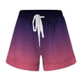 thumbnail image 4 of JIKNTTR High Waisted Shorts Women Drawstring Shorts Elastic Waist Casual Lightweight With Pockets Women's Running Shorts, 4 of 4