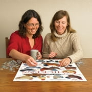 Cobble Hill 1,000 piece puzzle - Chicken Quotes - reference poster included